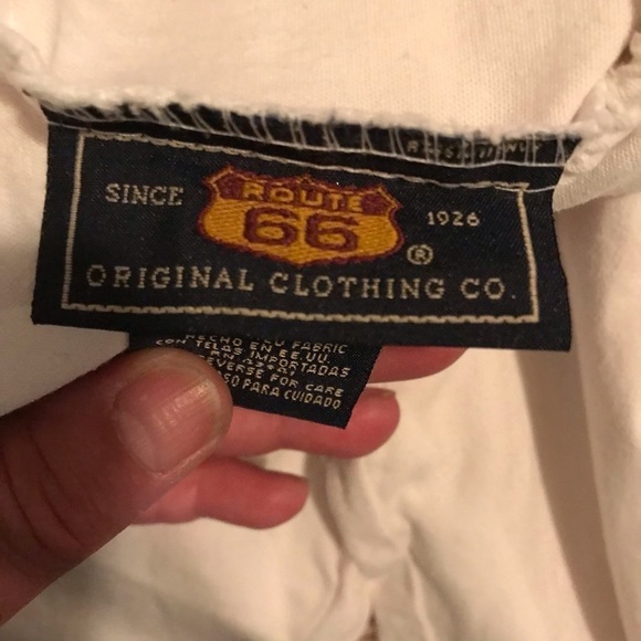 Route 66 size large white cropped stretch flat front elastic waist denim legging - Picture 8 of 12